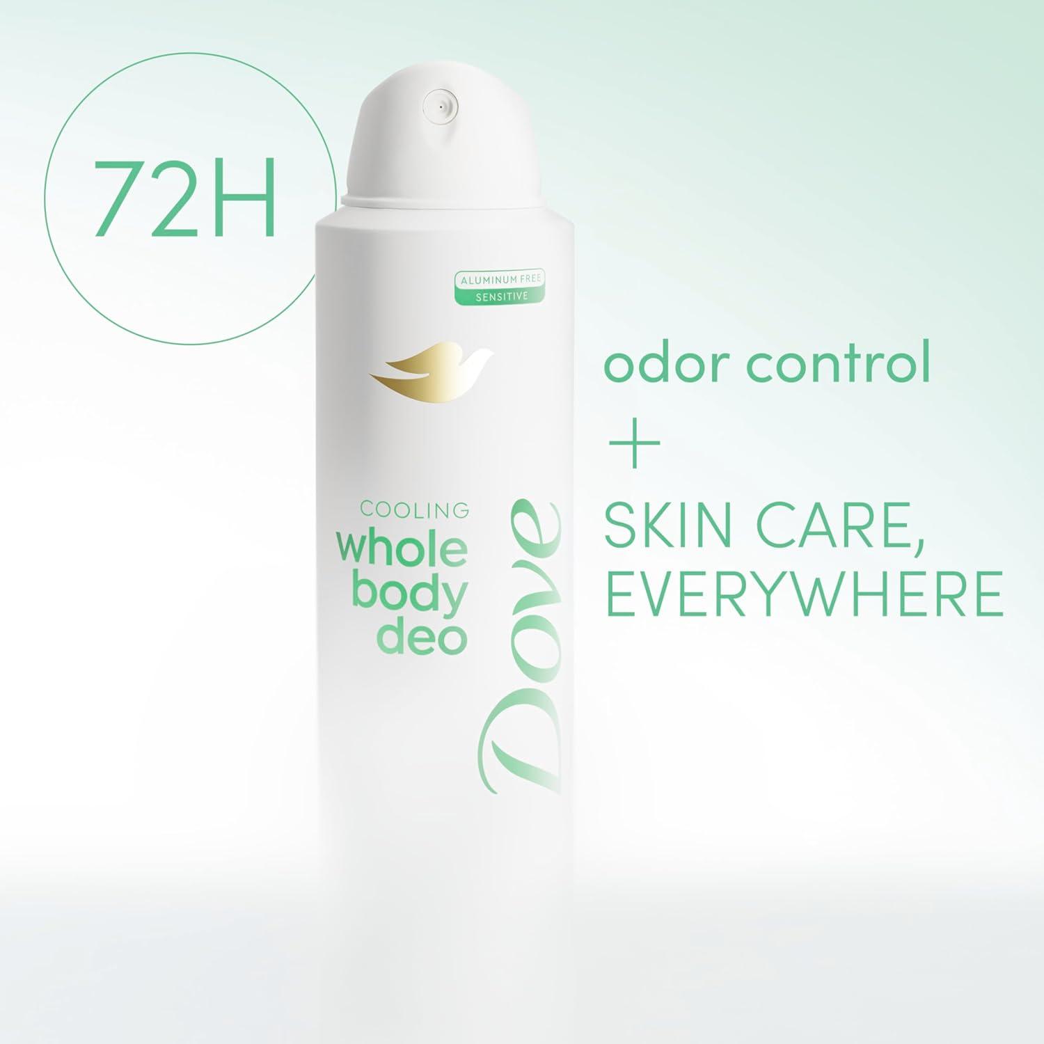 imageDove Whole Body Deodorant Cooling Spray Peach amp White Tea Aluminum Free 4ozSage Lavender