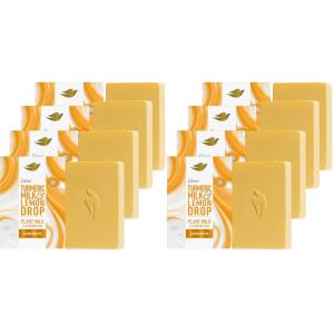 Dove Plant Milk Cleansing Bar Soap Turmeric Milk & Lemon Drop Glow Booster 4 Count for Moisturized Skin Gentle Cleanser, No Sulfate Cleansers or Parabens, 98% Biodegradable Formula 5 oz(5 Ounce (Pack of 8))