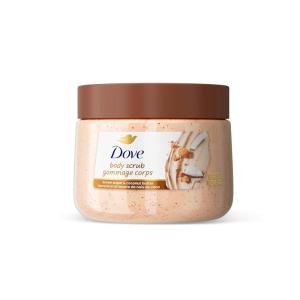 Dove Pomegranate & Shea Butter Body Scrub Exfoliates and Deeply Nourishes for Smooth, Radiant Skin 15 oz(Brown Sugar & Coconut Butter)