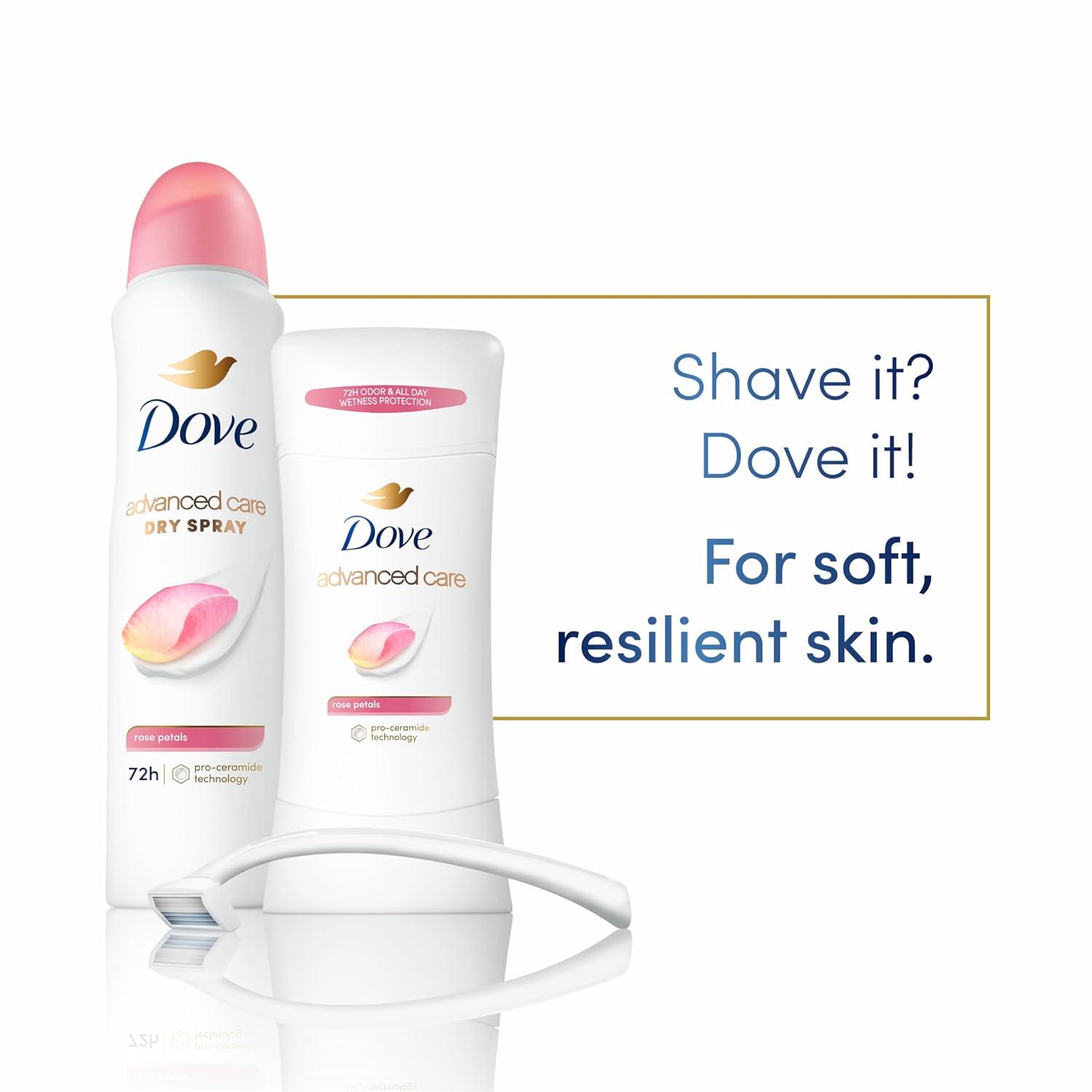 imageDove Advanced Care Antiperspirant Deodorant Stick Beauty Finish 4 Count for helping your skin barrier repair after shaving 26 oz208 Ounce Pack of 5