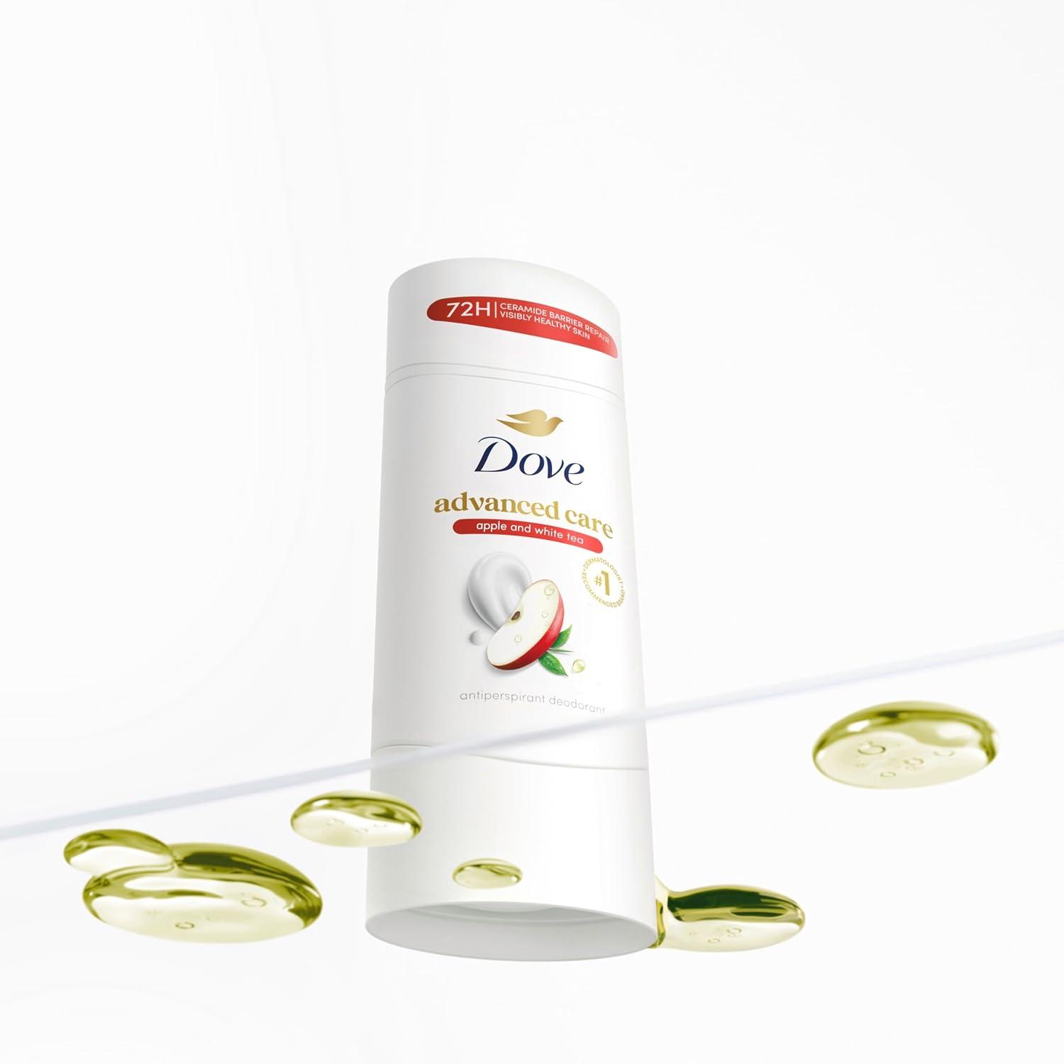 imageDove Advanced Care Antiperspirant Deodorant Stick Beauty Finish 4 Count for helping your skin barrier repair after shaving 26 oz26 Ounce Pack of 1