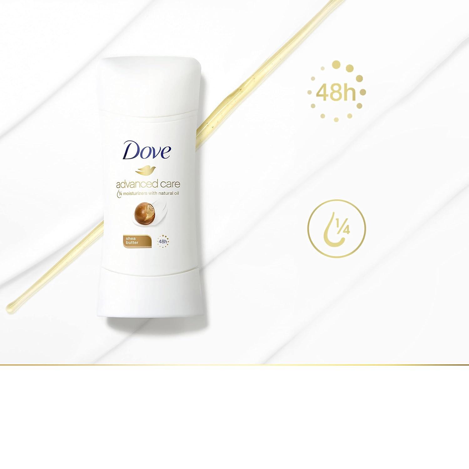 imageDove Advanced Care Antiperspirant Deodorant Stick Beauty Finish 4 Count for helping your skin barrier repair after shaving 26 oz26 Ounce Pack of 1