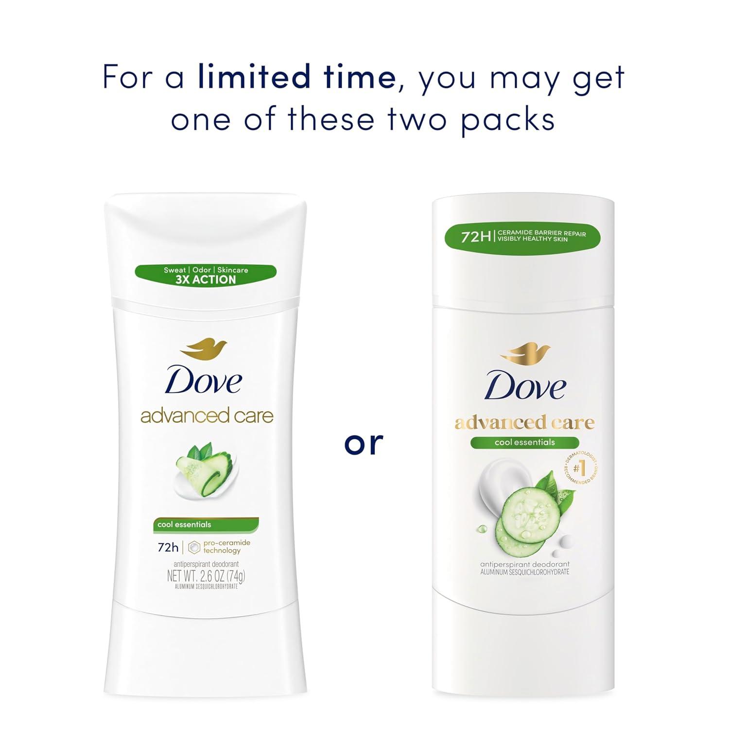 imageDove Advanced Care Antiperspirant Deodorant Stick Beauty Finish 4 Count for helping your skin barrier repair after shaving 26 oz26 Ounce Pack of 1
