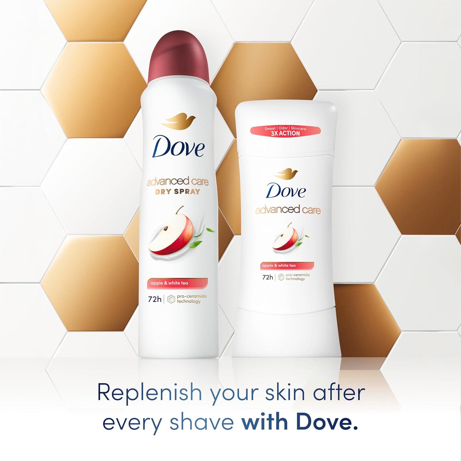 imageDove Advanced Care Antiperspirant Deodorant Stick Beauty Finish 4 Count for helping your skin barrier repair after shaving 26 oz26 Ounce Pack of 2