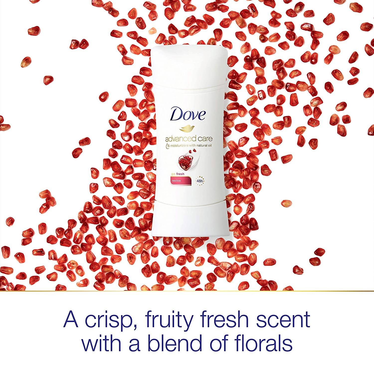 imageDove Advanced Care Antiperspirant Deodorant Stick Beauty Finish 4 Count for helping your skin barrier repair after shaving 26 oz26 Ounce Pack of 2