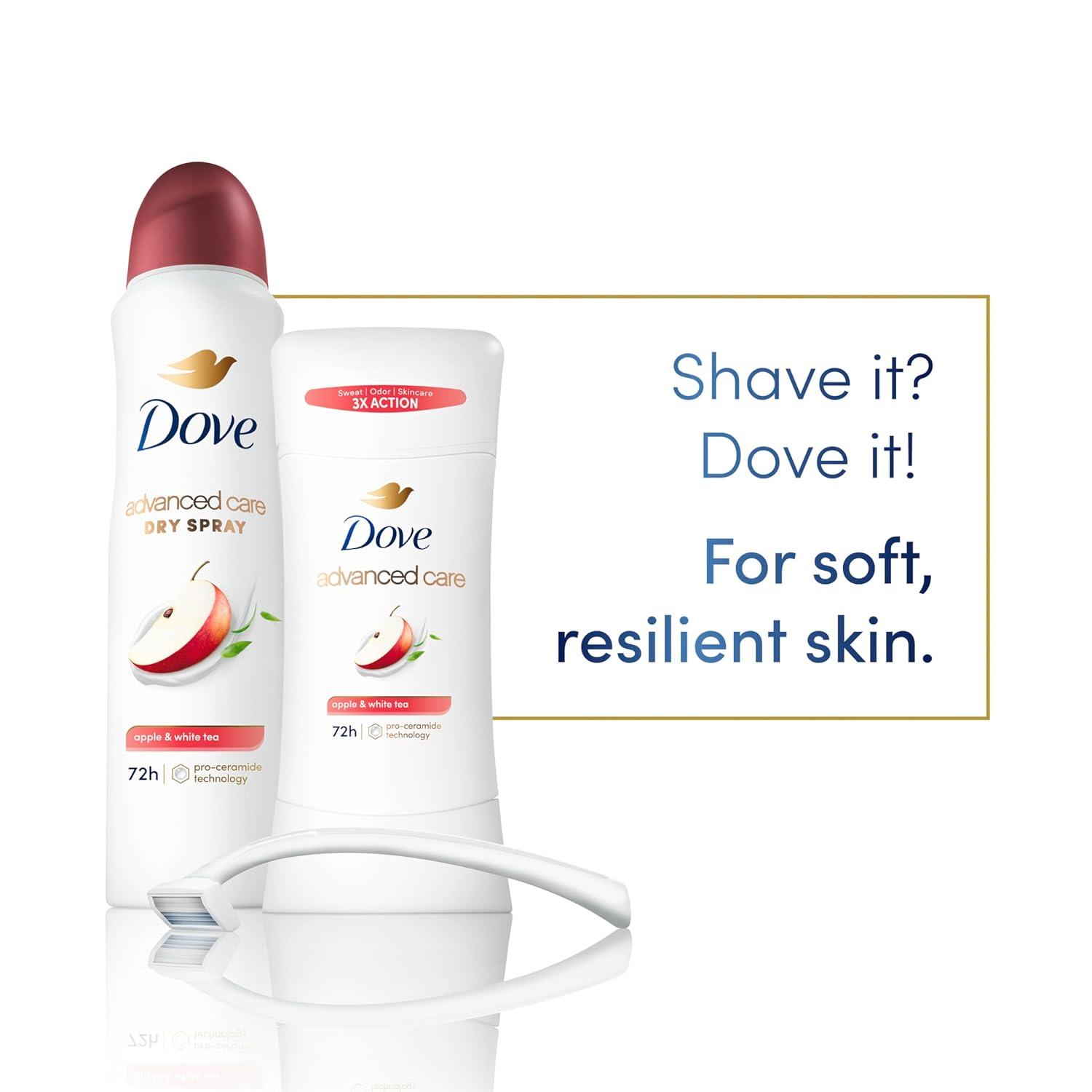 imageDove Advanced Care Antiperspirant Deodorant Stick Beauty Finish 4 Count for helping your skin barrier repair after shaving 26 oz26 Ounce Pack of 2