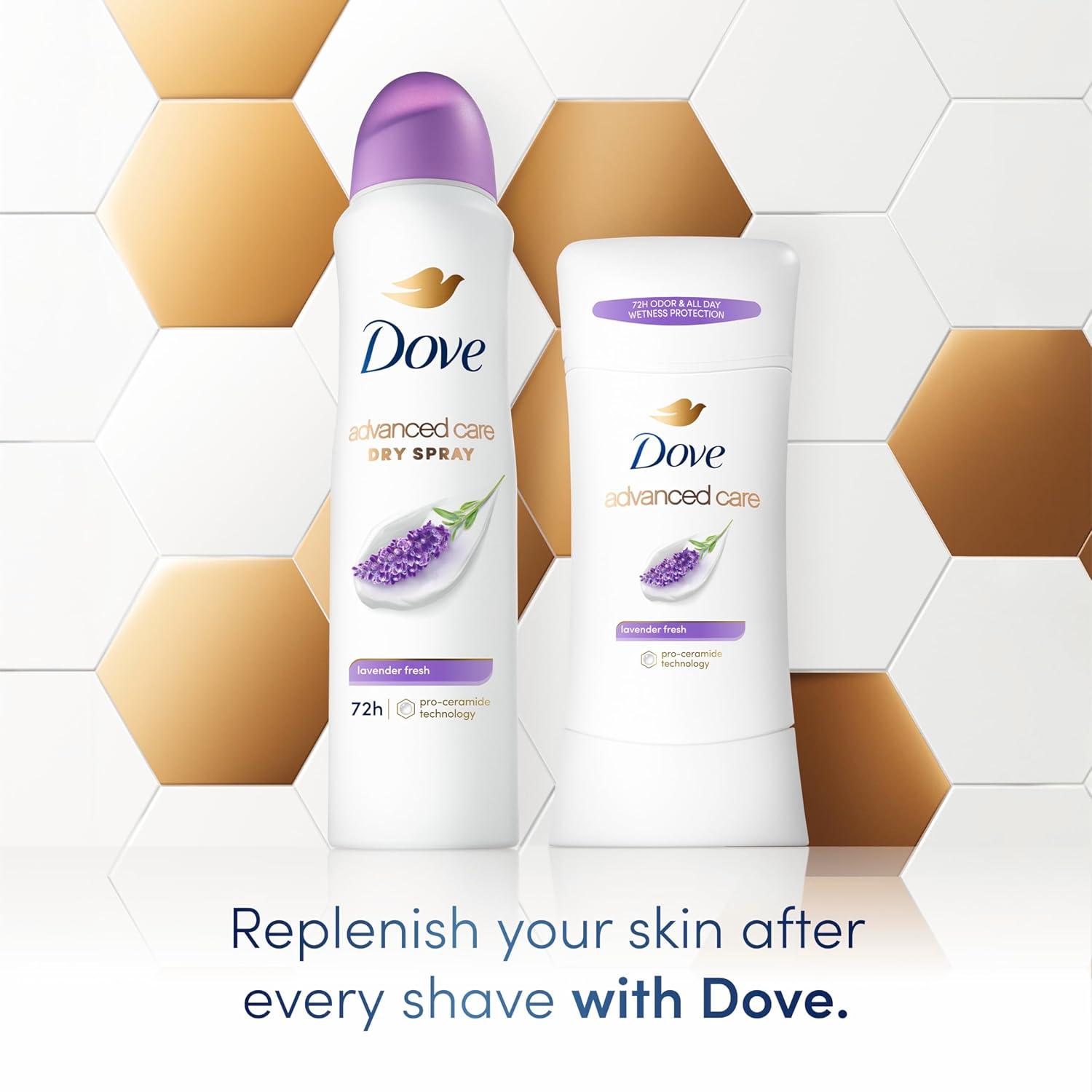 imageDove Advanced Care Antiperspirant Deodorant Stick Beauty Finish 4 Count for helping your skin barrier repair after shaving 26 oz26 Ounce Pack of 4