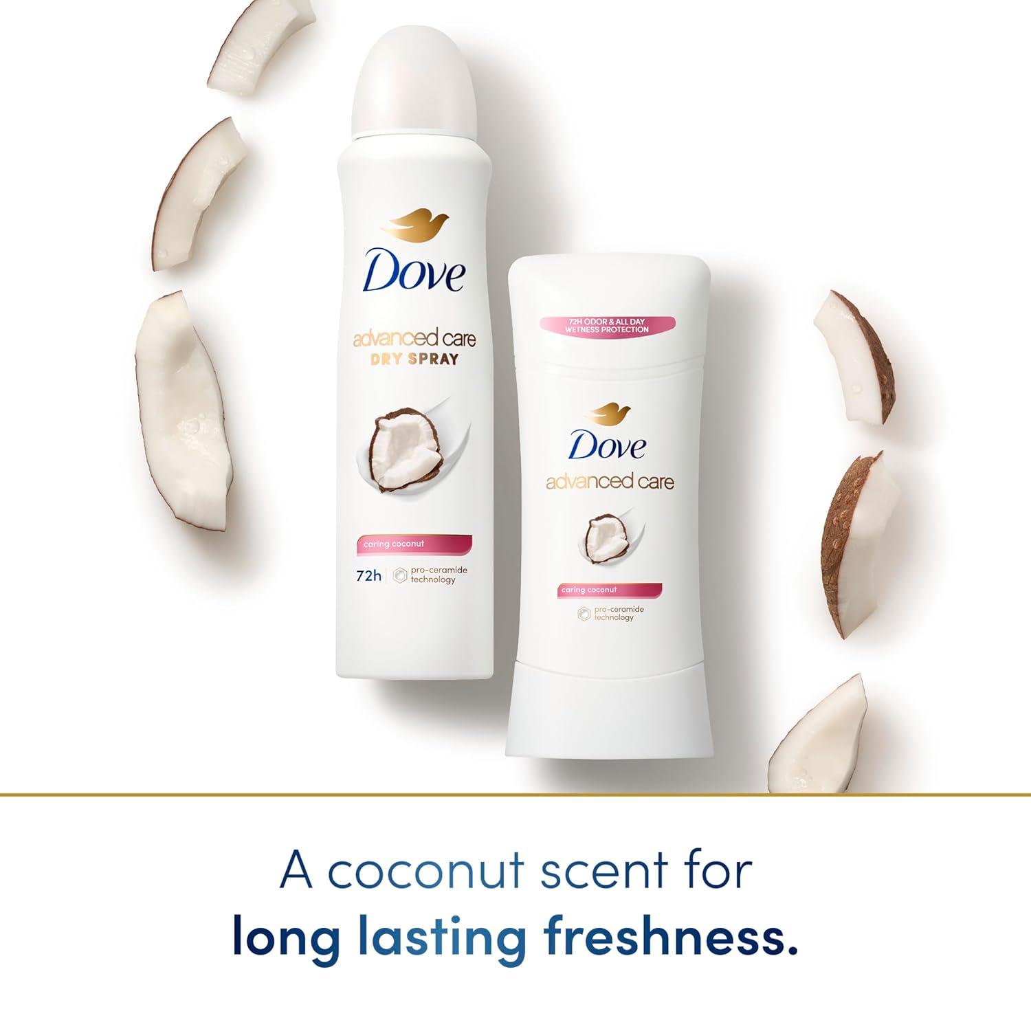 imageDove Advanced Care Antiperspirant Deodorant Stick Beauty Finish 4 Count for helping your skin barrier repair after shaving 26 oz26 Ounce Pack of 4