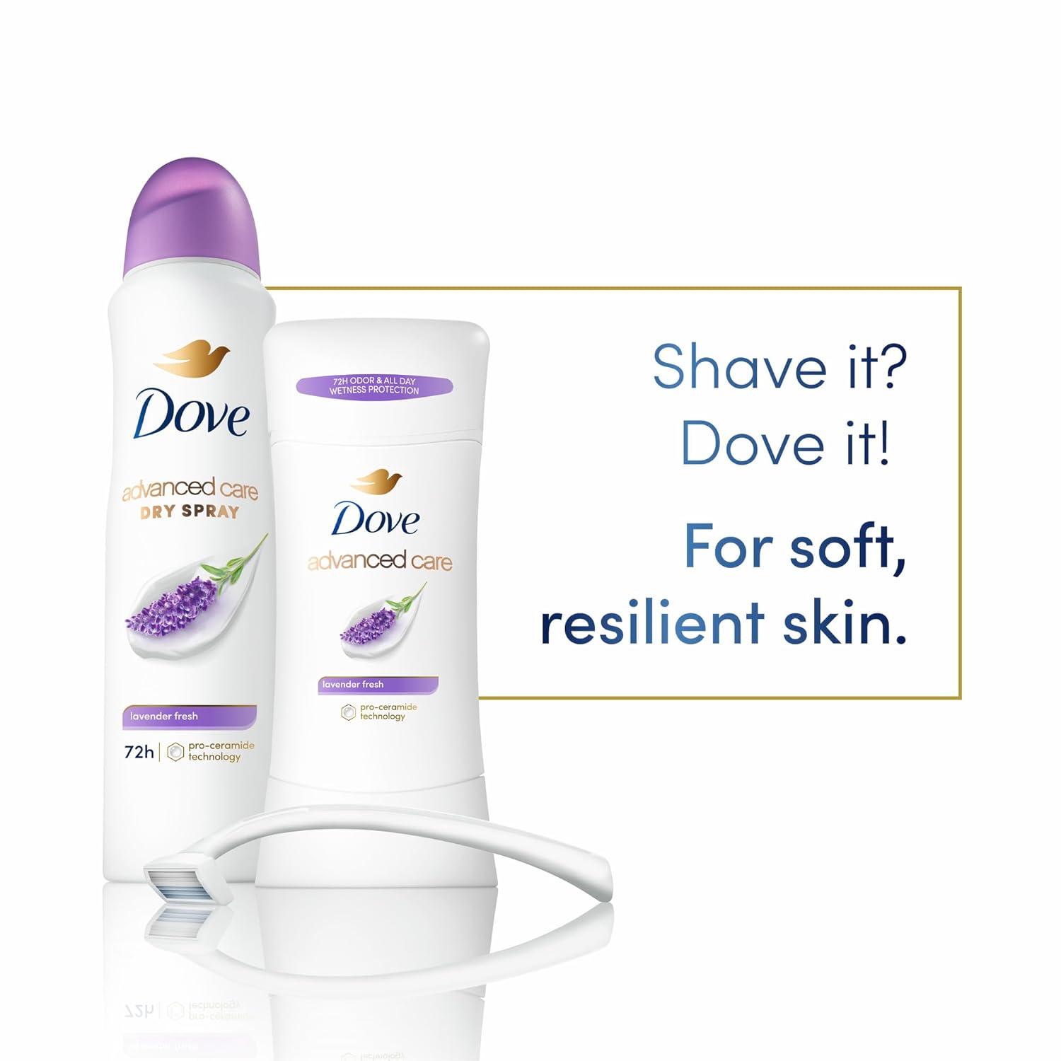 imageDove Advanced Care Antiperspirant Deodorant Stick Beauty Finish 4 Count for helping your skin barrier repair after shaving 26 oz26 Ounce Pack of 4
