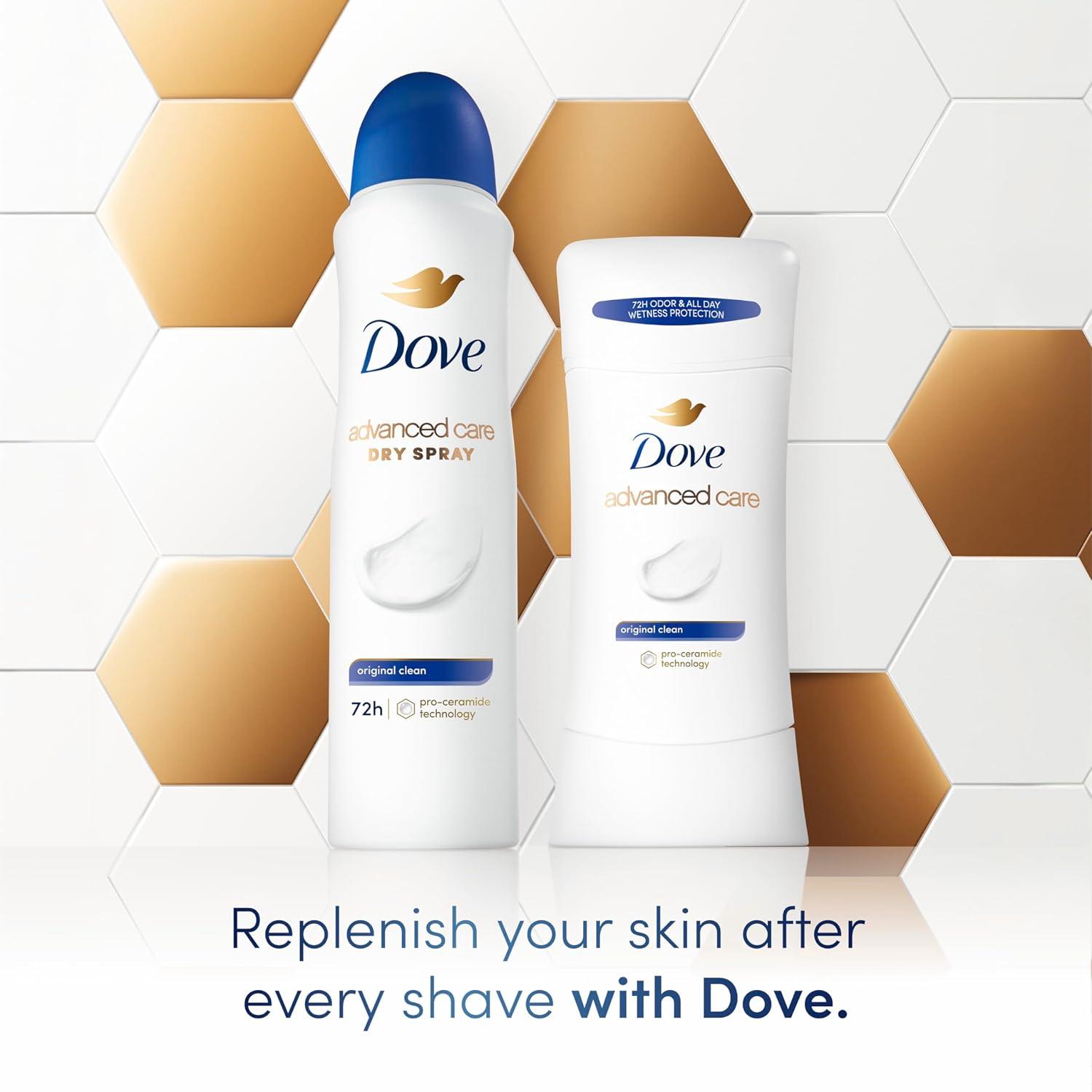 imageDove Advanced Care Antiperspirant Deodorant Stick Beauty Finish 4 Count for helping your skin barrier repair after shaving 26 oz26 Ounce Pack of 4