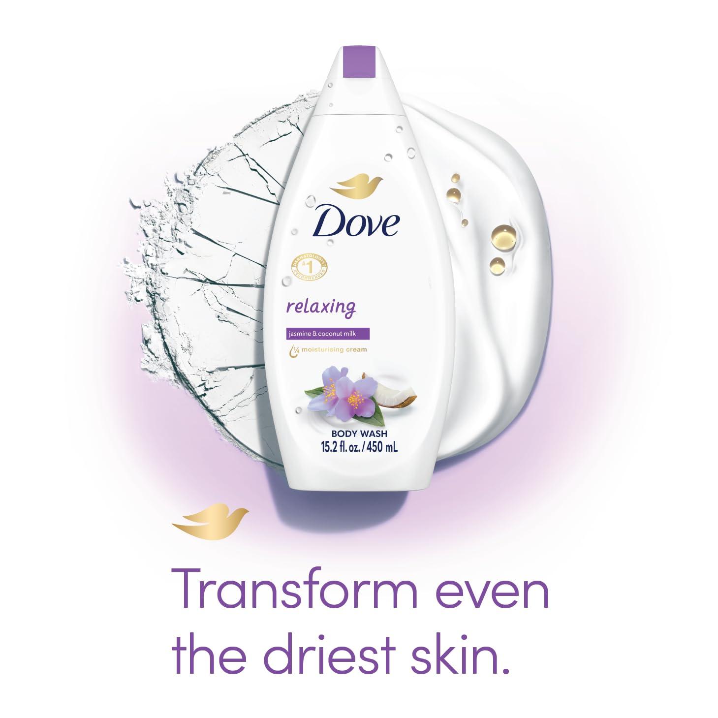 imageDove Body Wash for Softer and Smoother Skin After Just One Use Lavender Oil and Chamomile Stress Relieving and Calming 22 oz 4 CountCoconut Jasmine