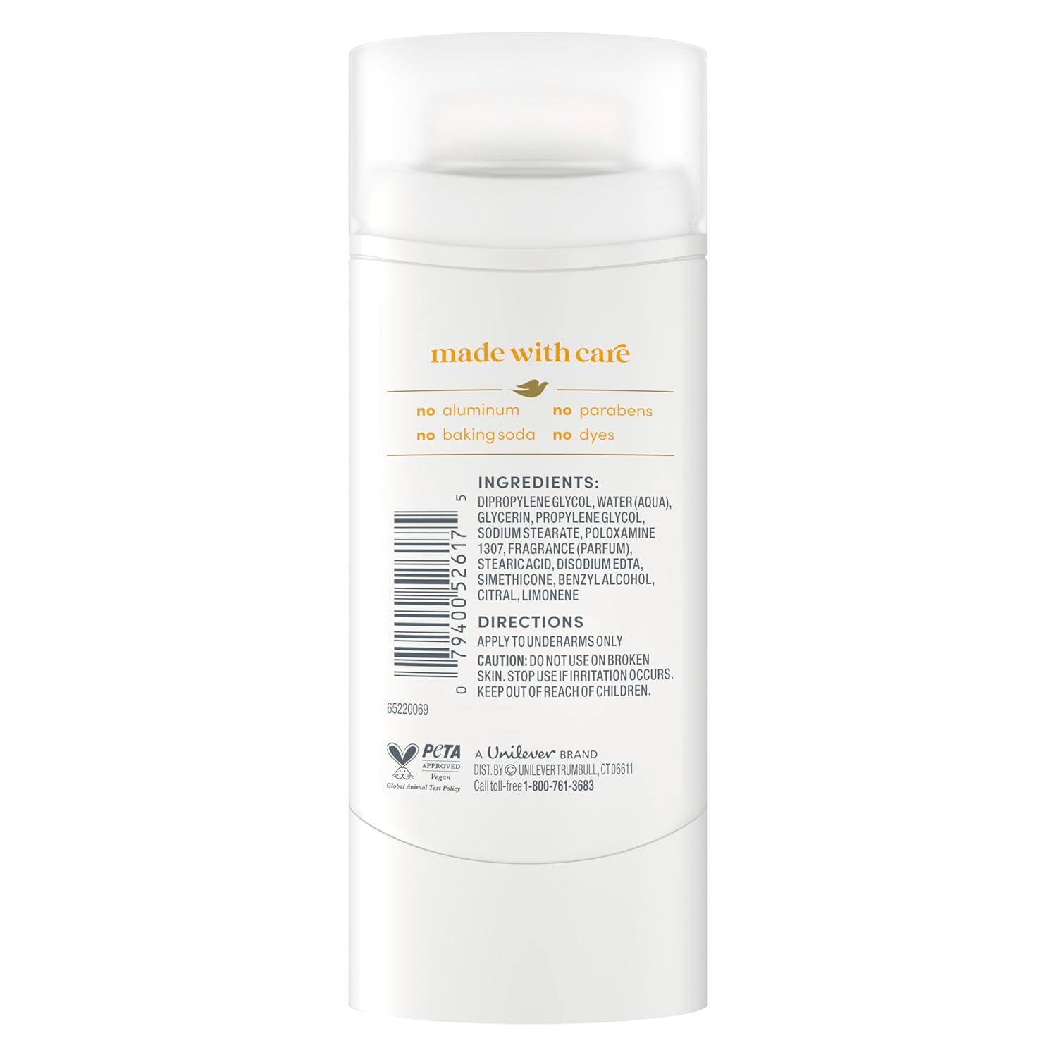 imageDove Deodorant Stick Citrus Pop for 72 Hour Odor Protection Aluminum Free 24 oz