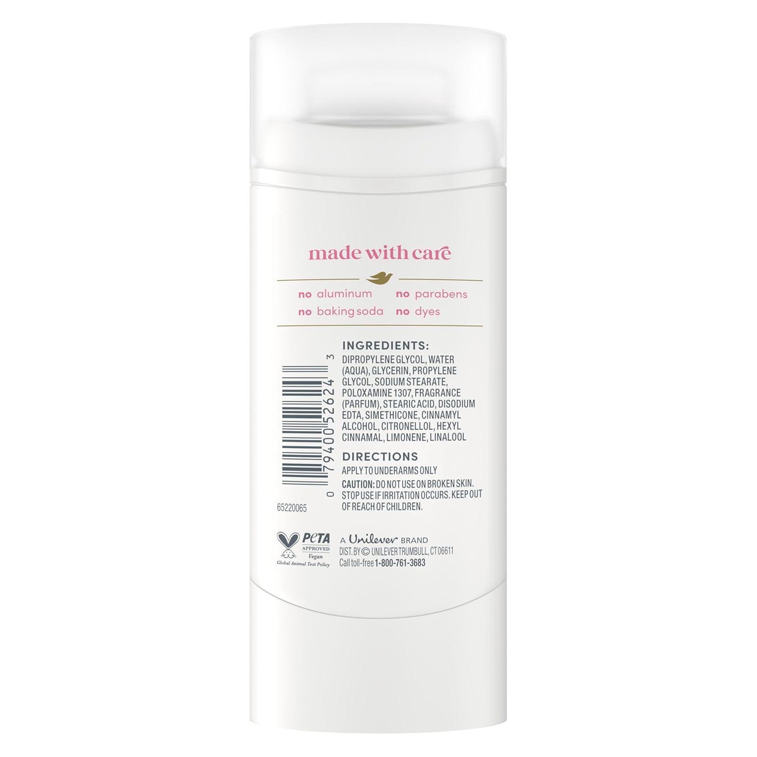 imageDove Deodorant Stick Rose Mist for 72 Hour Odor Protection Aluminum Free 24 oz