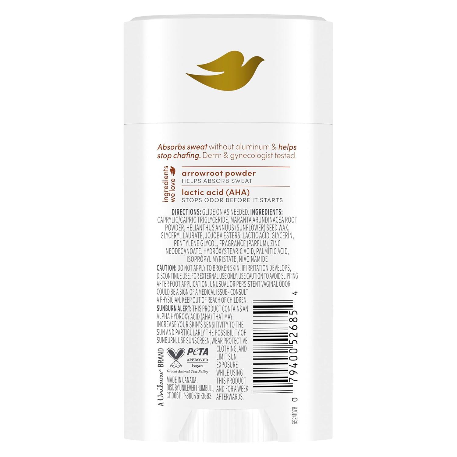imageDove Whole Body Deo Aluminum Free AntiChafe Deodorant Stick for Women Coconut Vanilla 24 oz
