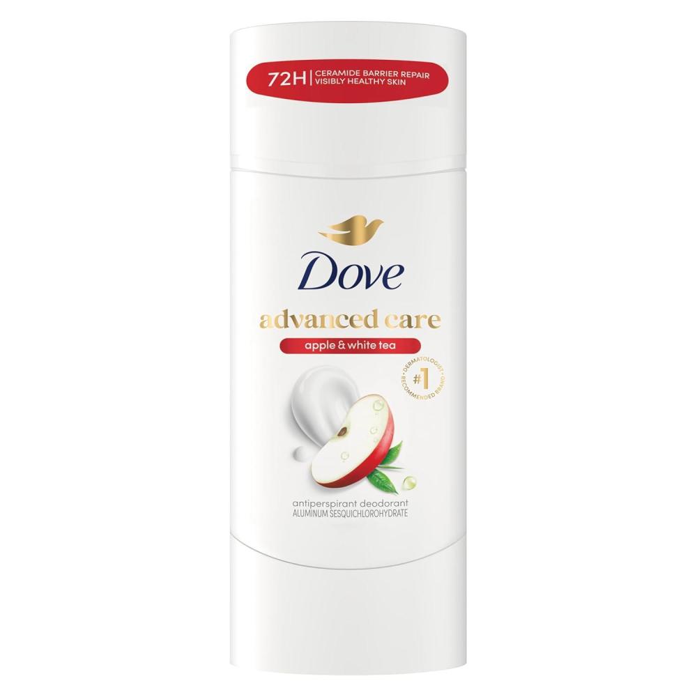 imageDove Advanced Care Antiperspirant Deodorant Stick Beauty Finish 4 Count for helping your skin barrier repair after shaving 26 oz26 Ounce Pack of 1