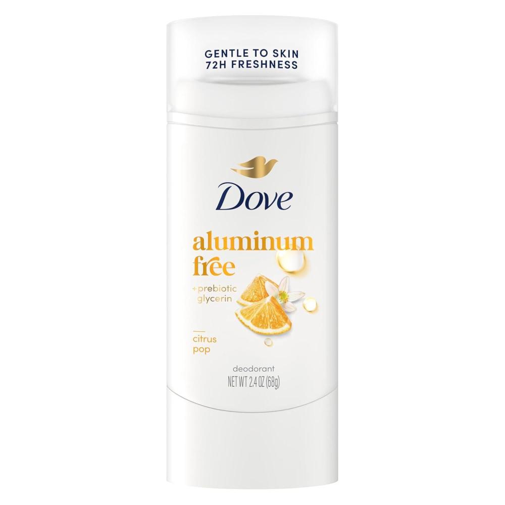 imageDove Deodorant Stick Citrus Pop for 72 Hour Odor Protection Aluminum Free 24 oz