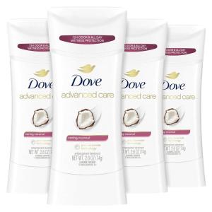 Dove Advanced Care Antiperspirant Deodorant Stick Beauty Finish 4 Count for helping your skin barrier repair after shaving 2.6 oz(2.6 Ounce (Pack of 4))
