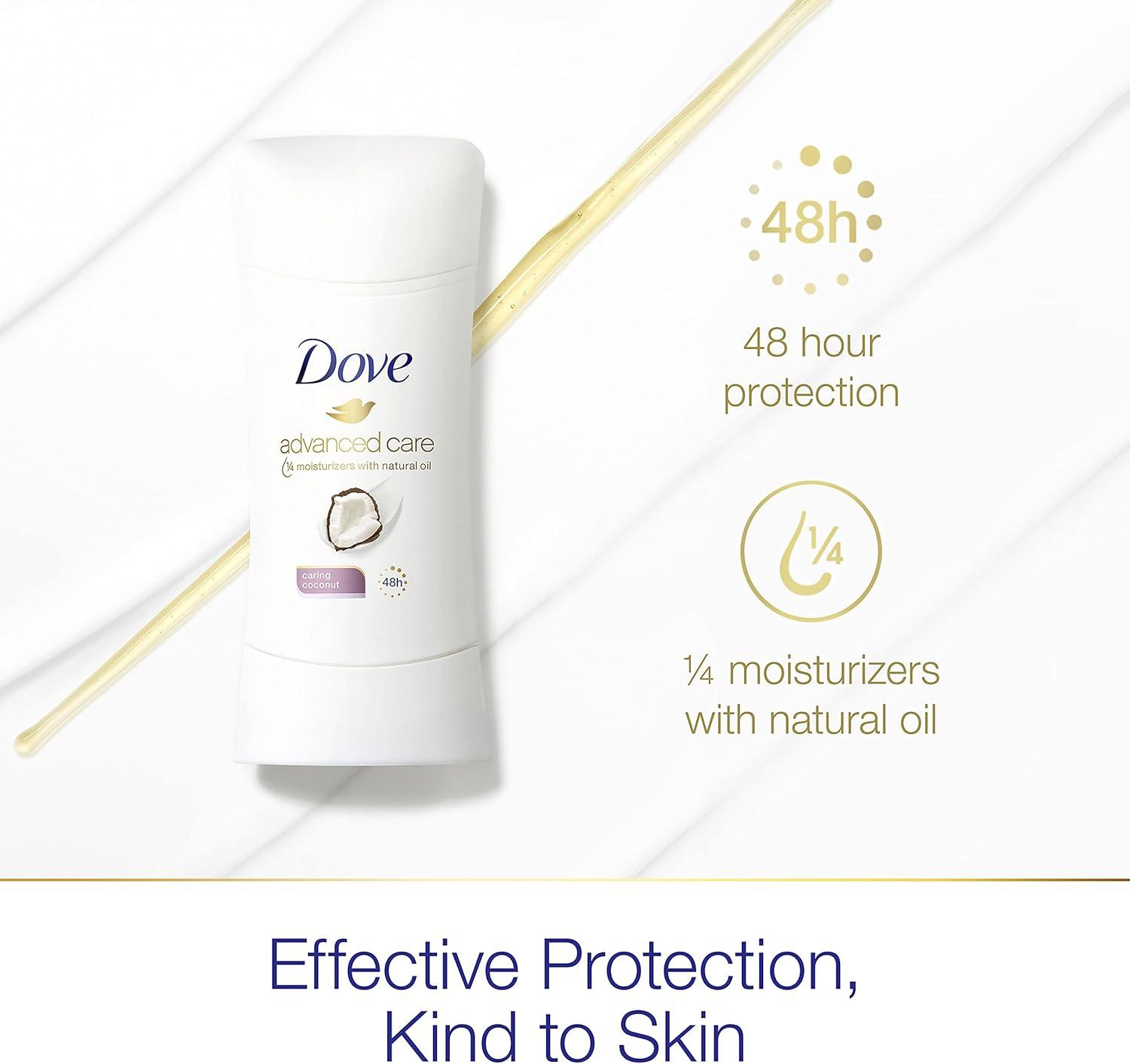 imageDove Advanced Care Anti Deo Stick Cool Essentials Pack of 12 for helping your skin barrier repair after shaving 72 h odor control and allday sweat protection with Pro Ceramide Technology 26 oz26 ounce Pack of 1