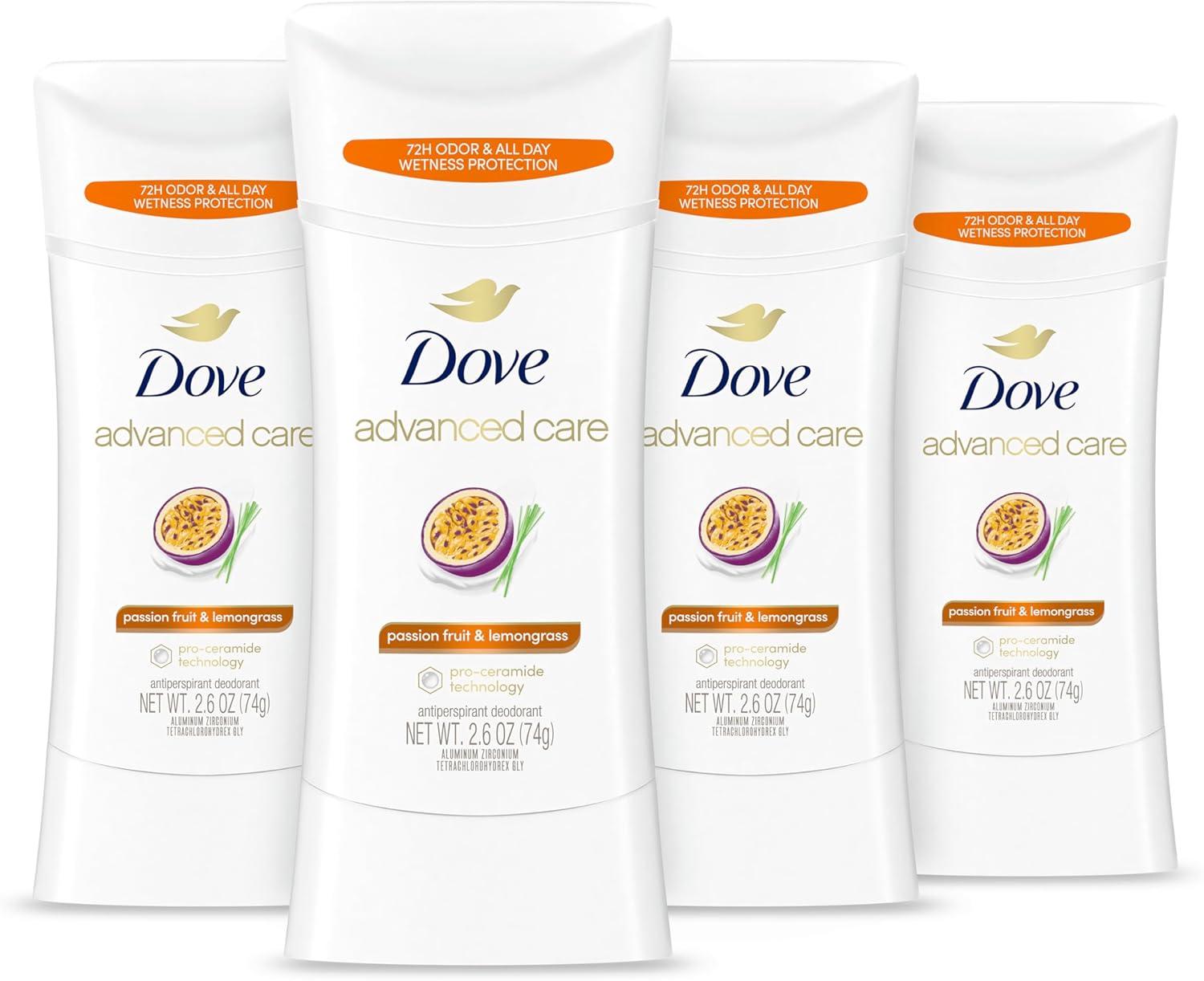 imageDove Advanced Care Anti Deo Stick Cool Essentials Pack of 12 for helping your skin barrier repair after shaving 72 h odor control and allday sweat protection with Pro Ceramide Technology 26 oz26 Ounce Pack of 4