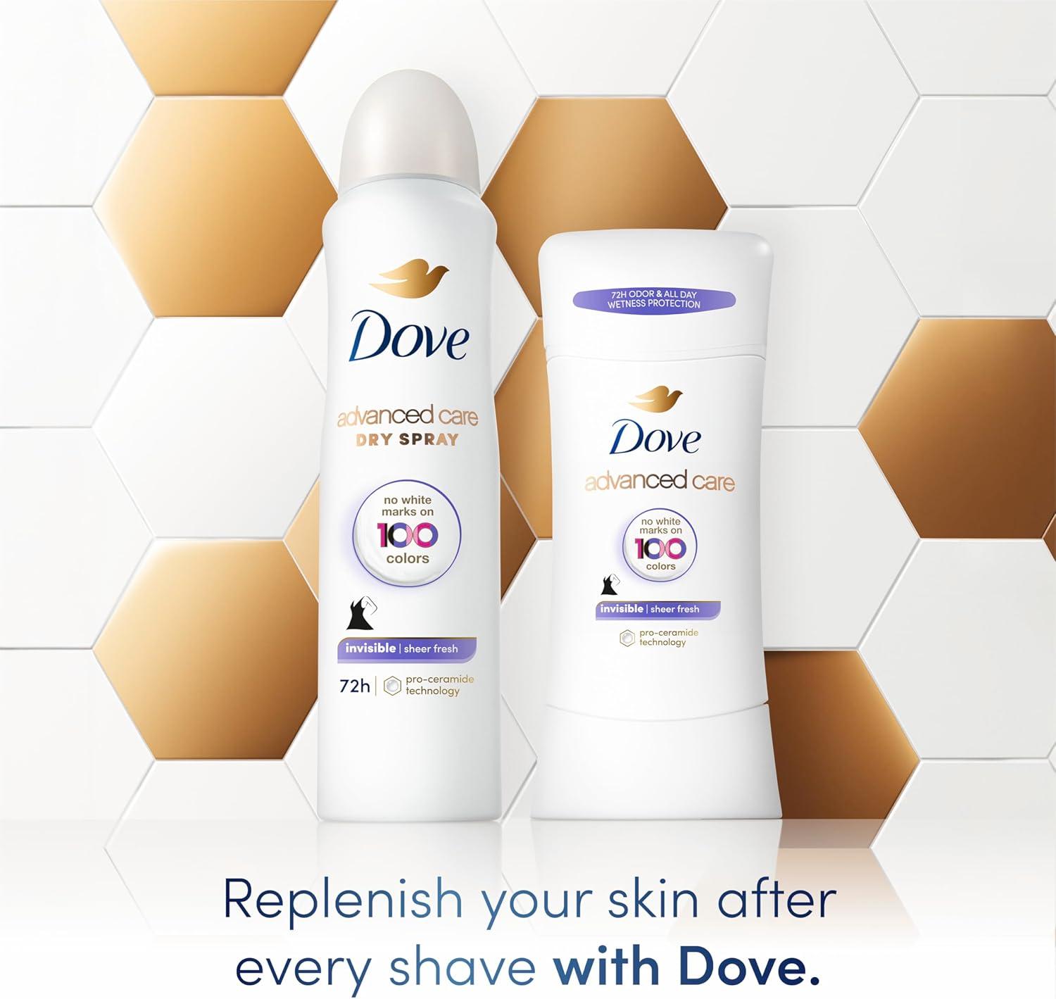 imageDove Advanced Care Anti Deo Stick Cool Essentials Pack of 12 for helping your skin barrier repair after shaving 72 h odor control and allday sweat protection with Pro Ceramide Technology 26 oz26 Ounce Pack of 4