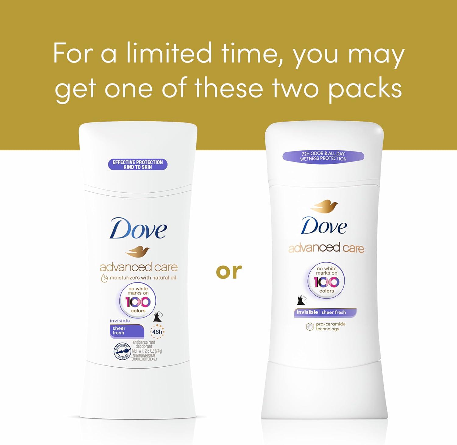 imageDove Advanced Care Anti Deo Stick Cool Essentials Pack of 12 for helping your skin barrier repair after shaving 72 h odor control and allday sweat protection with Pro Ceramide Technology 26 oz26 Ounce Pack of 4