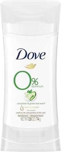 imageDove Aluminum Free Deodorant for Women 3 Count Shea Butter 72 hour odor protection 26 ozCucumber and Green Tea
