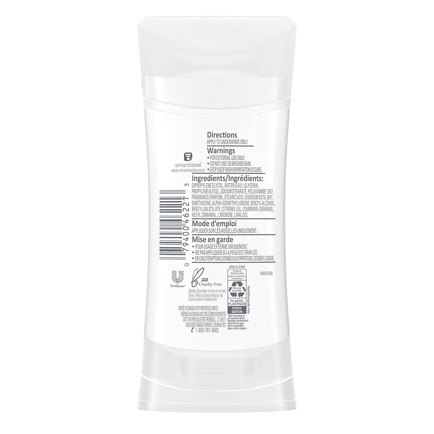 imageDove Aluminum Free Deodorant for Women 3 Count Shea Butter 72 hour odor protection 26 ozCucumber and Green Tea