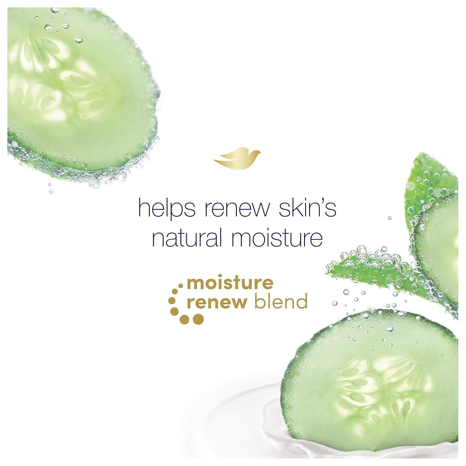 imageDove Body Wash 24 Count Refreshing Cucumber and Green Tea Refreshes Skin Cleanser That Effectively Washes Away Bacteria While Nourishing Your 3 ozCucumber Green Tea