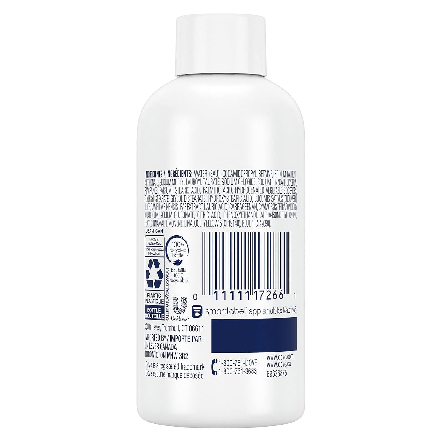 imageDove Body Wash 24 Count Refreshing Cucumber and Green Tea Refreshes Skin Cleanser That Effectively Washes Away Bacteria While Nourishing Your 3 ozCucumber Green Tea