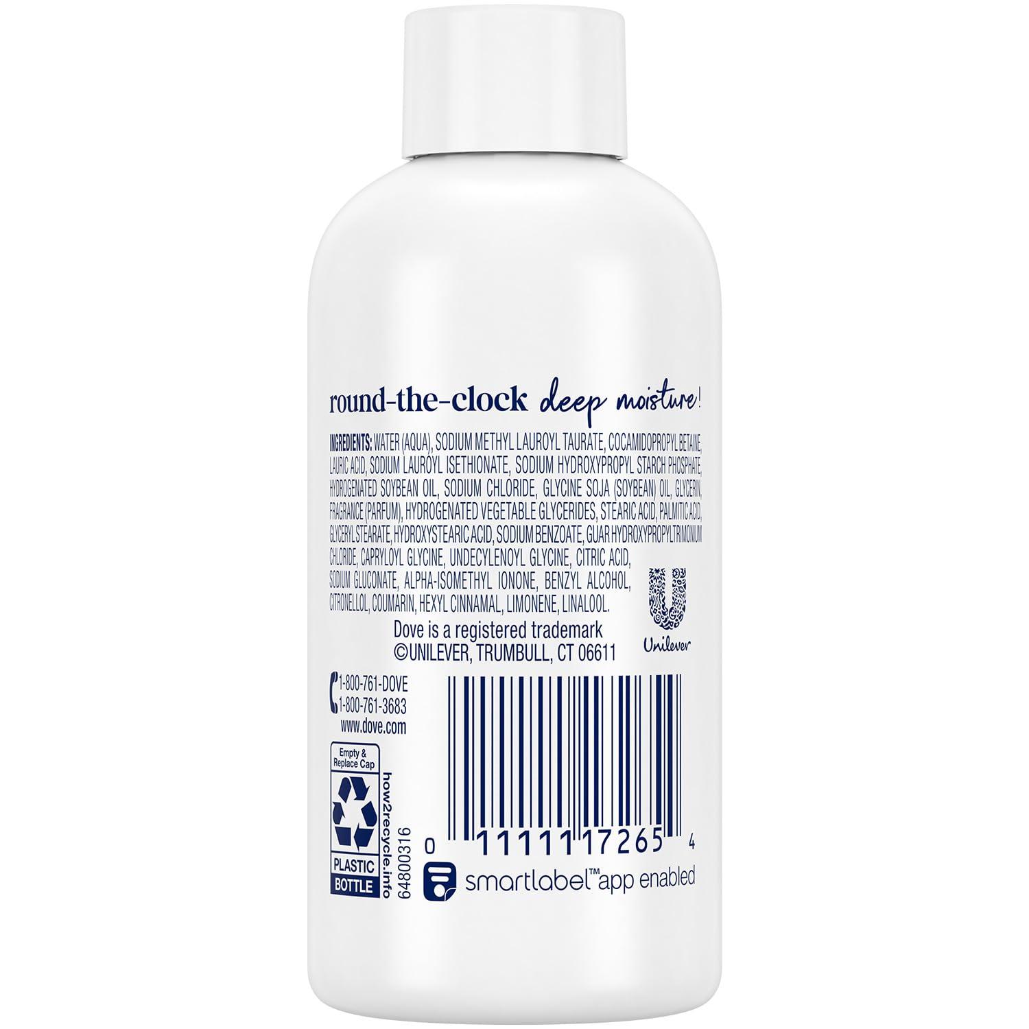 imageDove Body Wash Deep Moisture for 24hr LotionSoft Skin Moisturizing Skin Cleanser with No Sulfates No Parabens 3 ozscented
