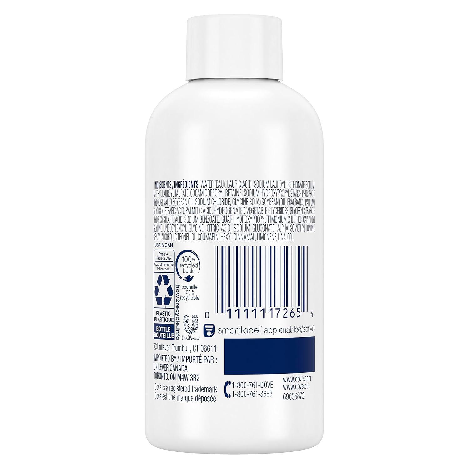 imageDove Body Wash Deep Moisture for 24hr LotionSoft Skin Moisturizing Skin Cleanser with No Sulfates No Parabens 3 ozscented