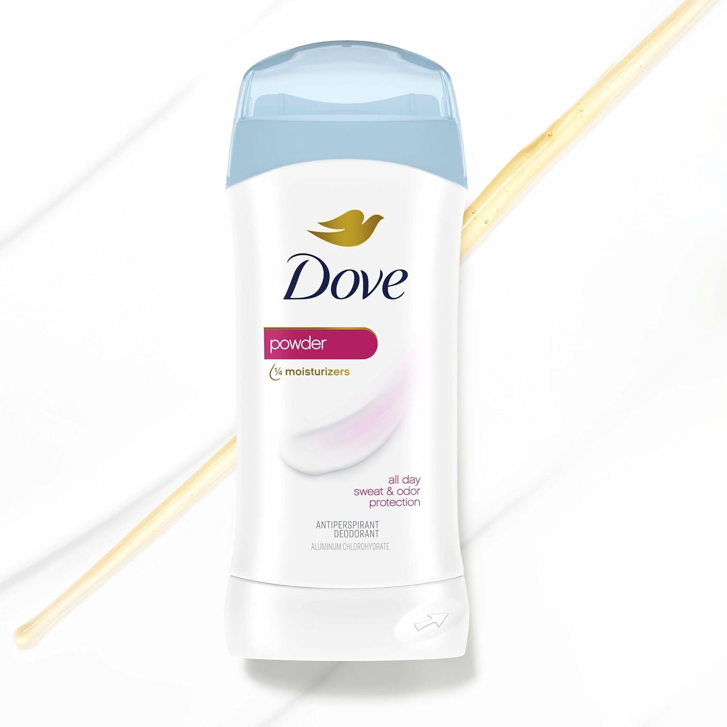 imageDove Powder Invisible Solid AntiPerspirant Deodorant 26 oz Pack of 626 Ounce Pack of 1