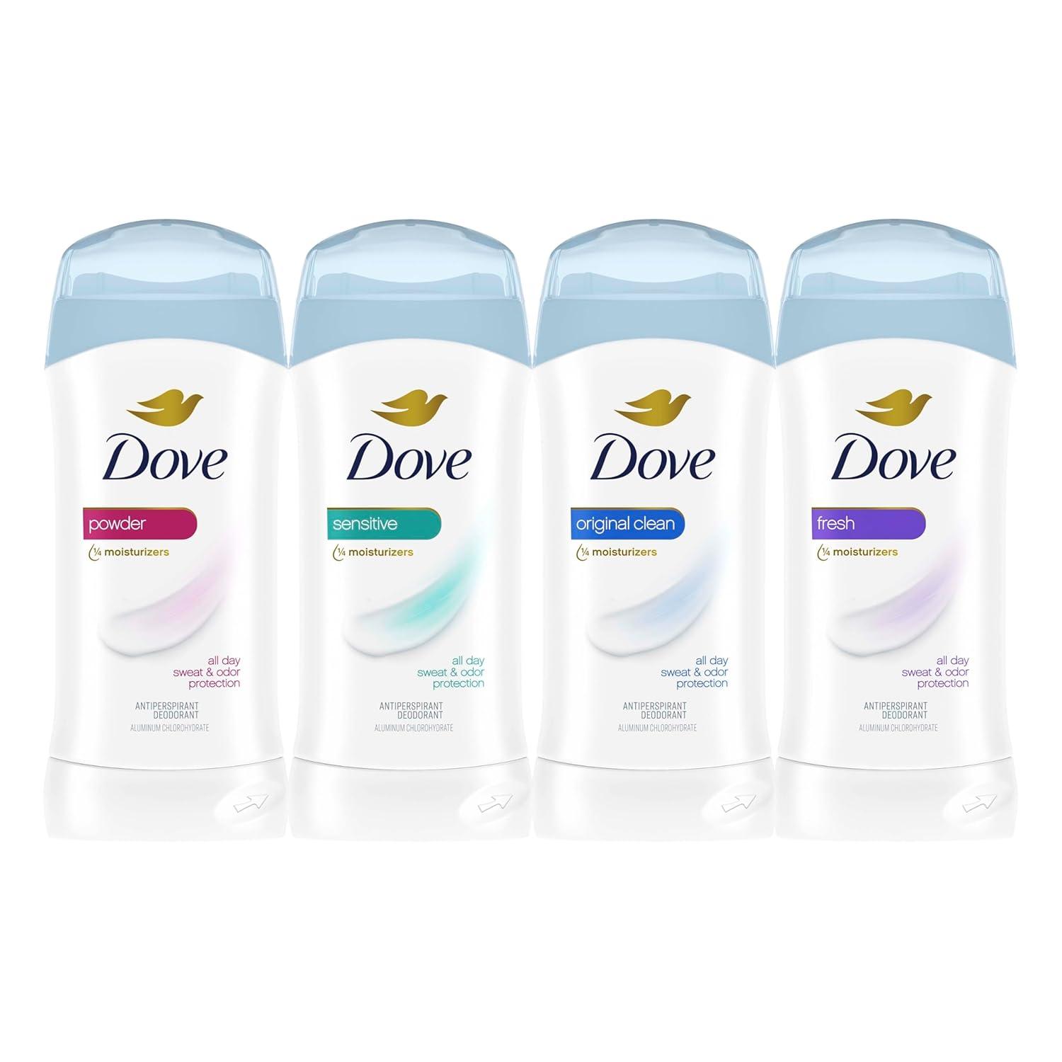 imageDove Powder Invisible Solid AntiPerspirant Deodorant 26 oz Pack of 626 Ounce Pack of 1