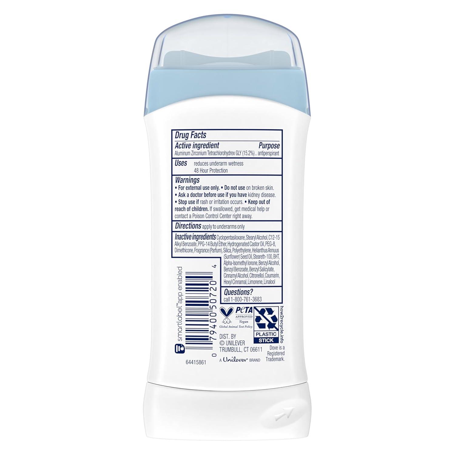 imageDove Powder Invisible Solid AntiPerspirant Deodorant 26 oz Pack of 626 Ounce Pack of 2