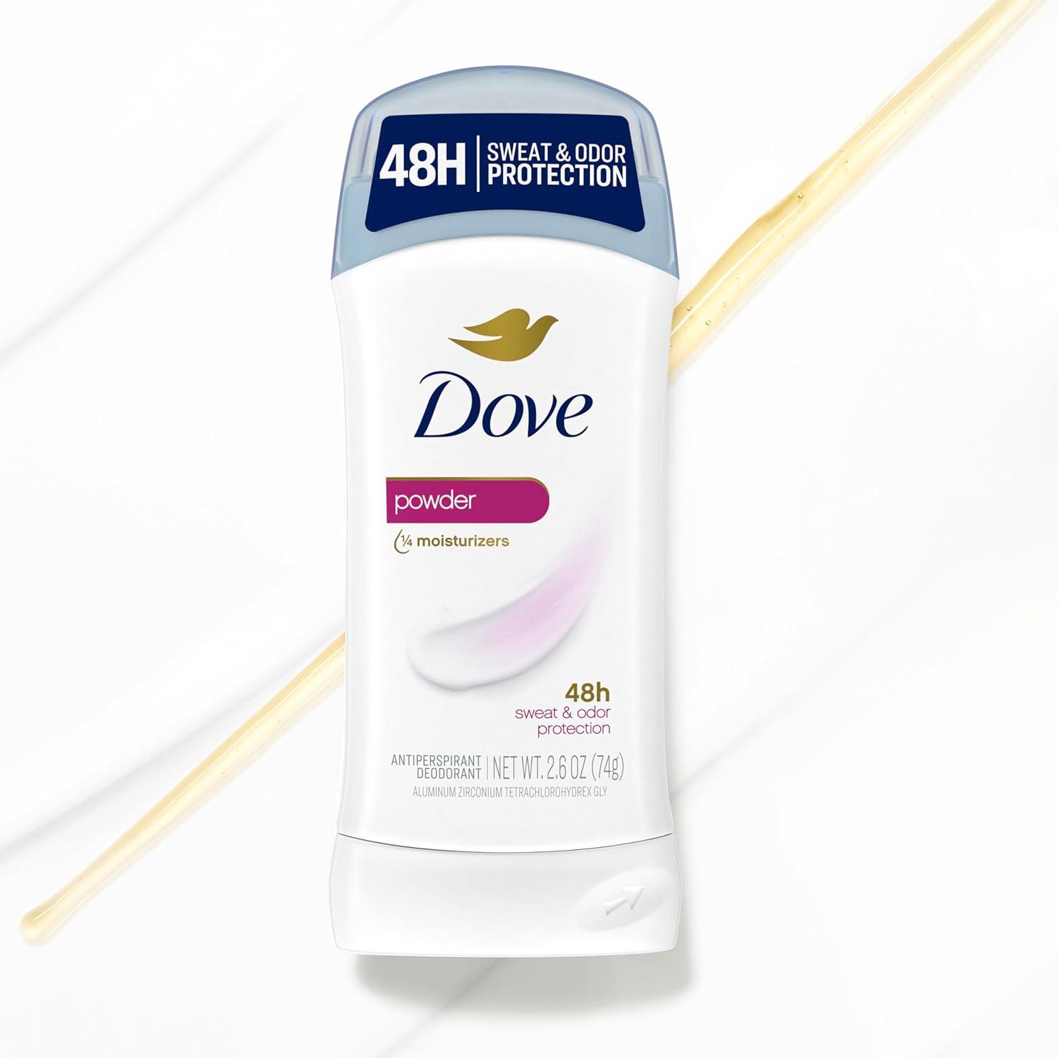 imageDove Powder Invisible Solid AntiPerspirant Deodorant 26 oz Pack of 626 Ounce Pack of 2