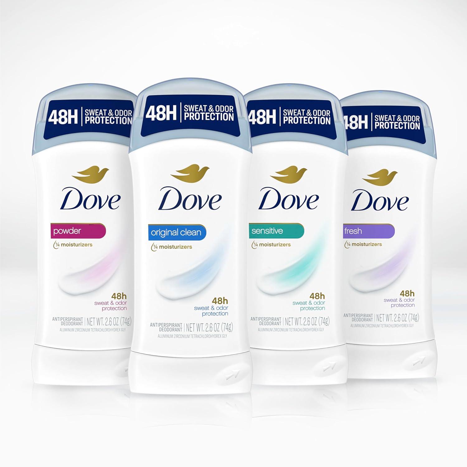 imageDove Powder Invisible Solid AntiPerspirant Deodorant 26 oz Pack of 626 Ounce Pack of 6