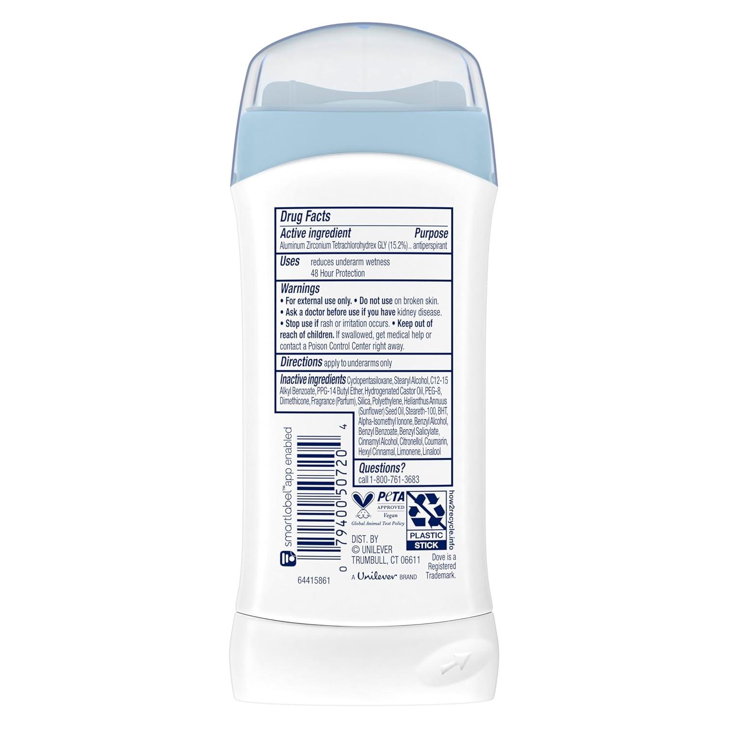 imageDove Powder Invisible Solid AntiPerspirant Deodorant 26 oz Pack of 626 Ounce Pack of 6