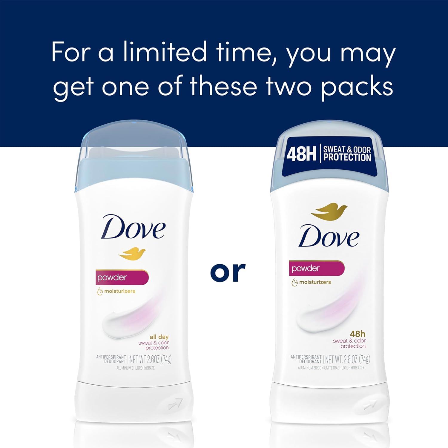 imageDove Powder Invisible Solid AntiPerspirant Deodorant 26 oz Pack of 626 Ounce Pack of 6