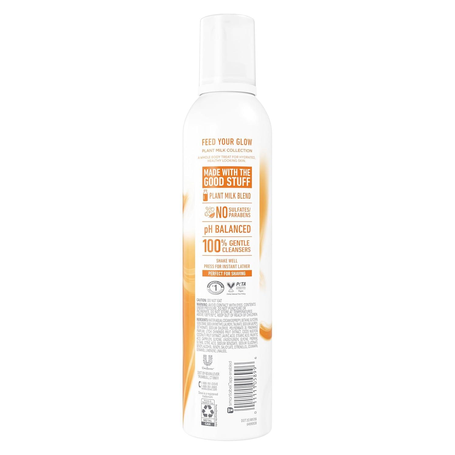 imageDove Whipped Shower Foam Coconut amp Lychee For Women for Hydrated amp Soft Skin 103 OZ