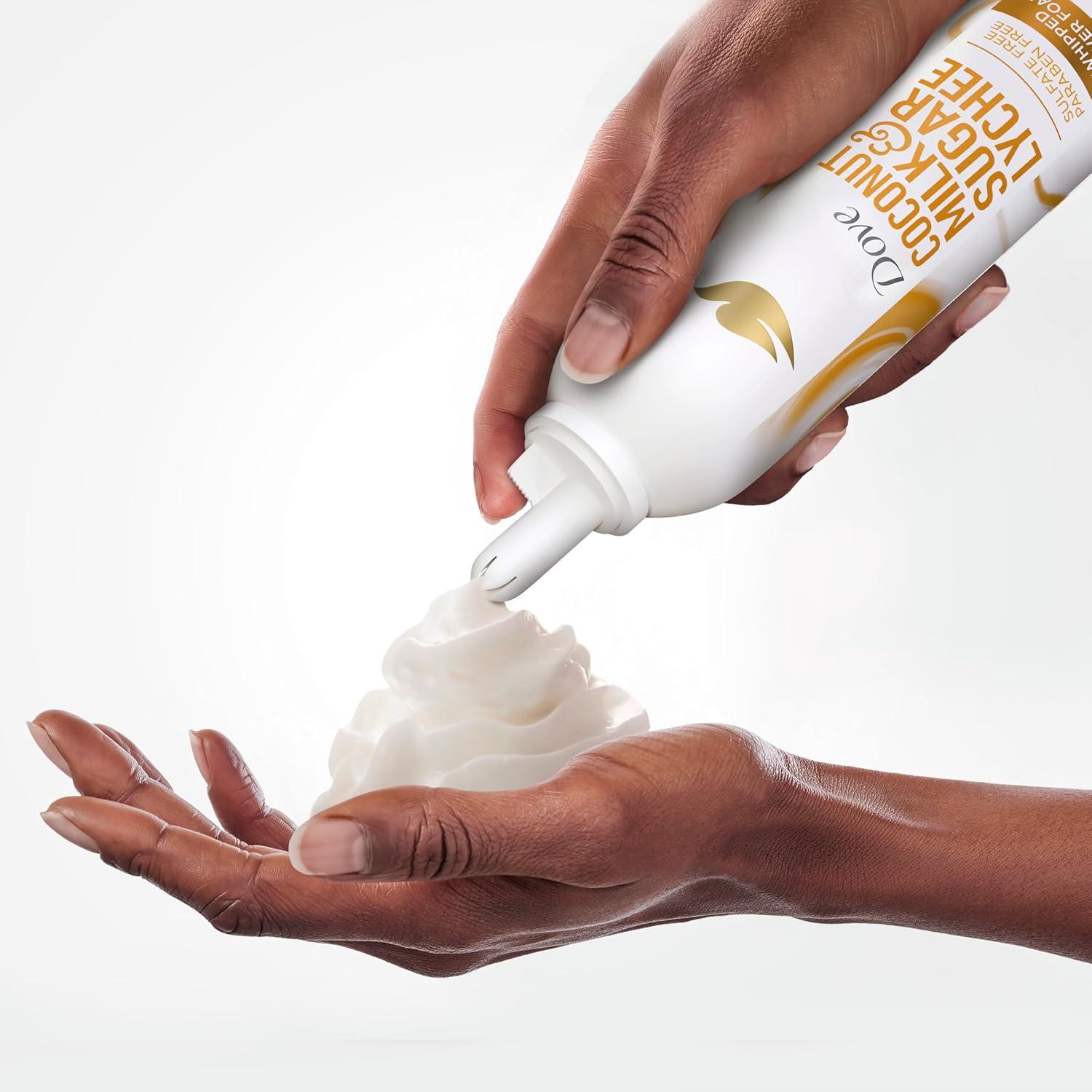 imageDove Whipped Shower Foam Coconut amp Lychee For Women for Hydrated amp Soft Skin 103 OZ
