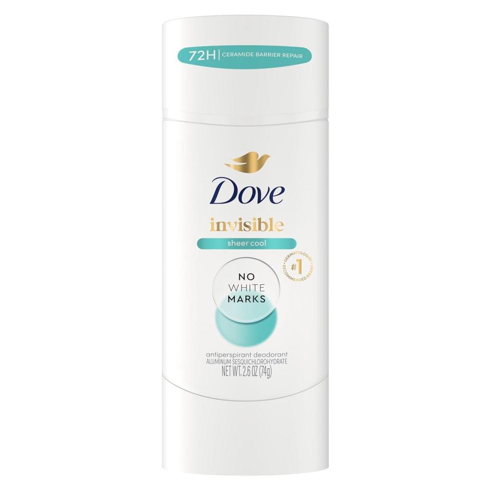 imageDove Advanced Care Antiperspirant Deodorant Stick for Women Pack of 36 Clear Finish Trial and Travel Size 05 oz26 Ounce Pack of 1