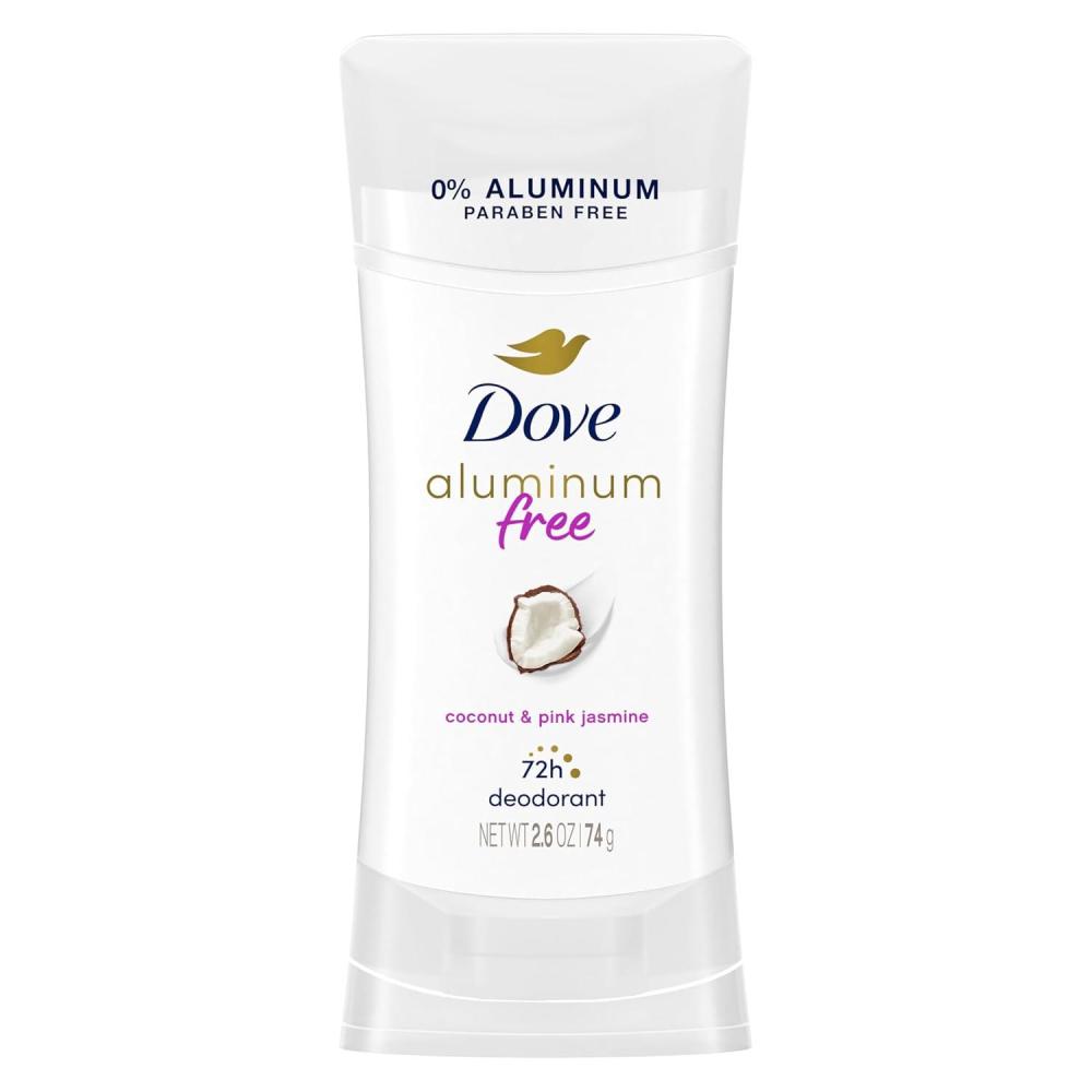 imageDove Aluminum Free Deodorant for Women 3 Count Shea Butter 72 hour odor protection 26 ozCoconut and Pink Jasmine