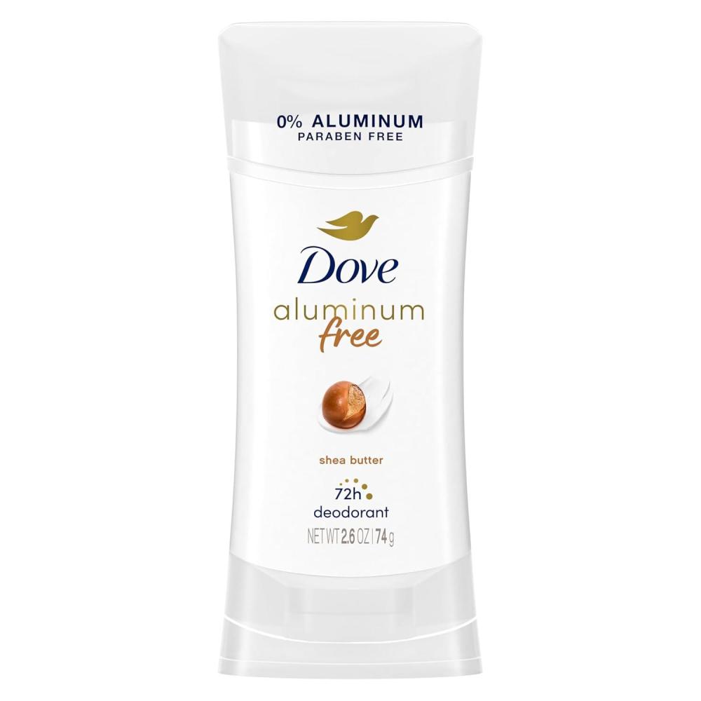 imageDove Aluminum Free Deodorant for Women 3 Count Shea Butter 72 hour odor protection 26 ozFresh