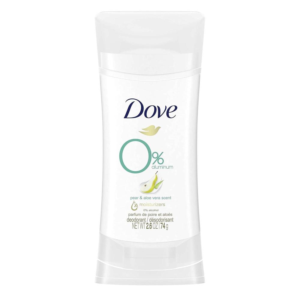 imageDove Aluminum Free Deodorant for Women 3 Count Shea Butter 72 hour odor protection 26 ozPear and Aloe Vera