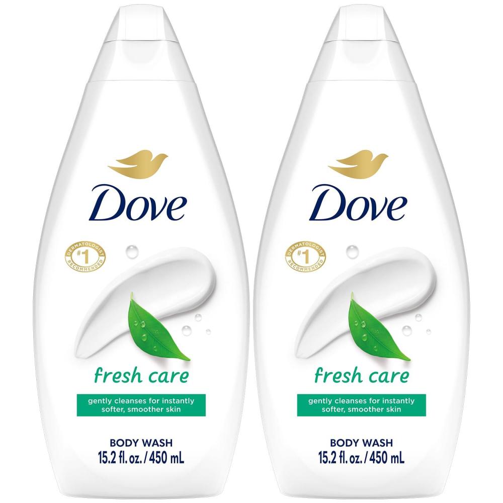 imageDove Body Wash 24 Count Refreshing Cucumber and Green Tea Refreshes Skin Cleanser That Effectively Washes Away Bacteria While Nourishing Your 3 ozGreen Tea