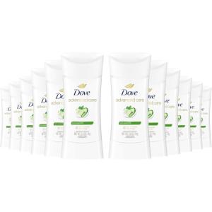Dove Advanced Care Anti Deo Stick Cool Essentials Pack of 12 for helping your skin barrier repair after shaving 72 h odor control and all-day sweat protection with Pro Ceramide Technology 2.6 oz(2.6 Ounce (Pack of 6))