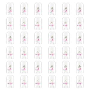 Dove Advanced Care Antiperspirant Deodorant Stick for Women Pack of 36 Clear Finish Trial and Travel Size 0.5 oz(0.5 Ounce (Pack of 36))
