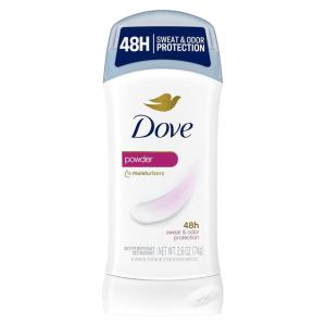 Dove Powder Invisible Solid Anti-Perspirant Deodorant 2.6 oz (Pack of 6)(2.6 Ounce (Pack of 6))