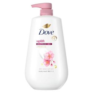 Dove Sakura Body Wash Uplift Sakura Blossom and Yuzu for 24hr Lotion-Soft Skin Moisturizing Skin Cleanser with No Sulfates No Parabens 30.6 Fl Oz