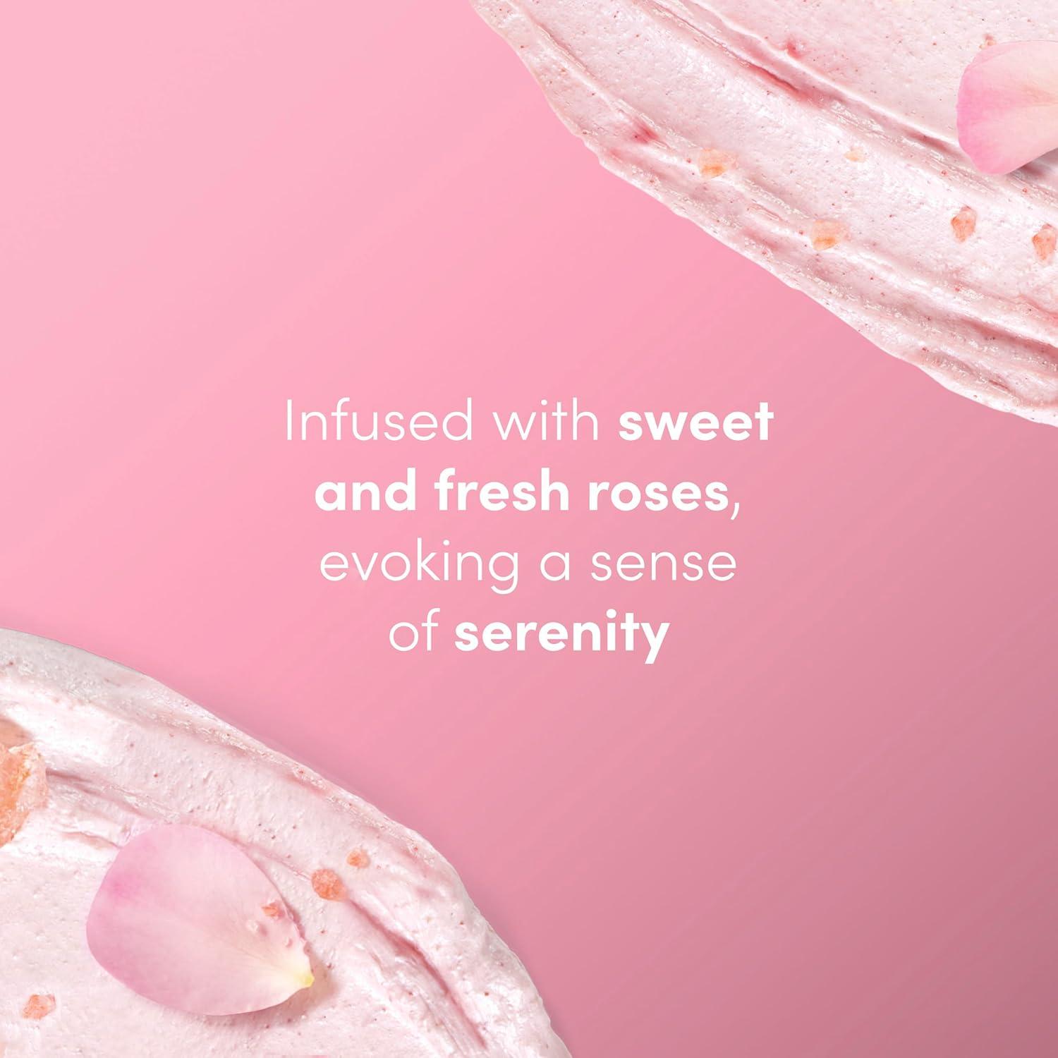 imageDove Body Scrub White Peach amp Crushed Rice 3 Count for Visibly SilkySmooth Nourished Skin with Moisturizing CreamHimalayan Salt Rose Oil